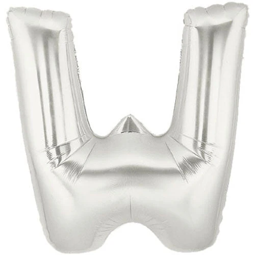 40" (34" Inflated) Megaloon Large Letter Balloon W Silver