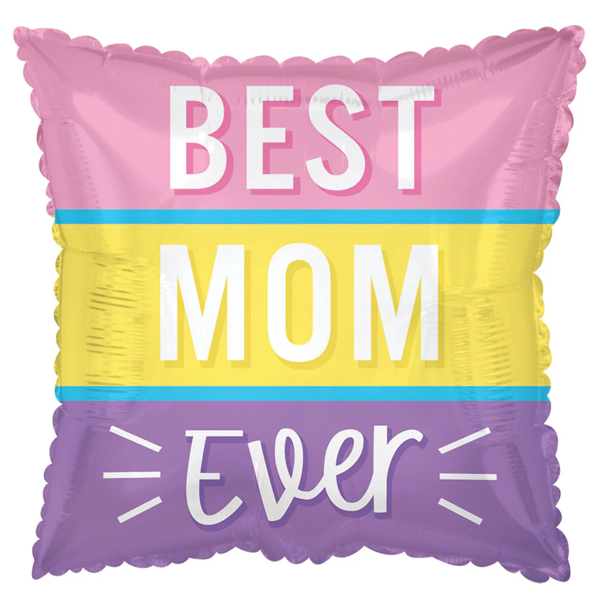 17" Best Mom Ever Blocks Foil Balloons