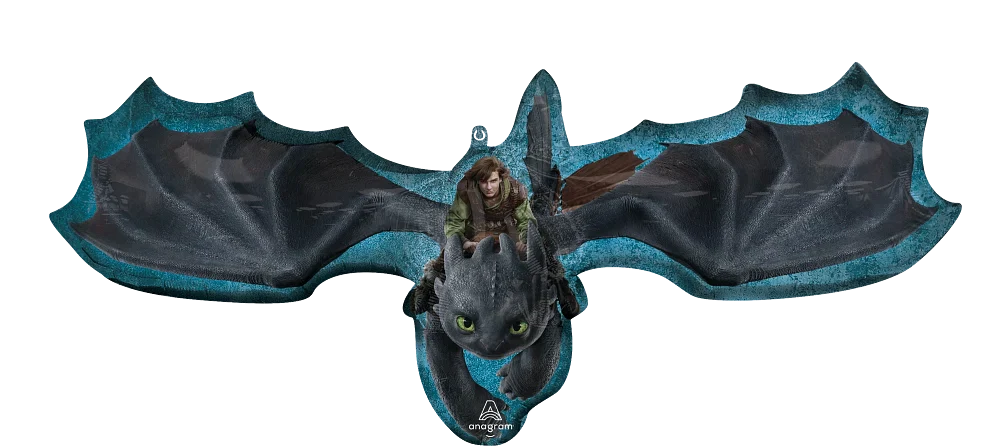 44" Jumbo Supershape How to Train Your Dragon Foil Balloon