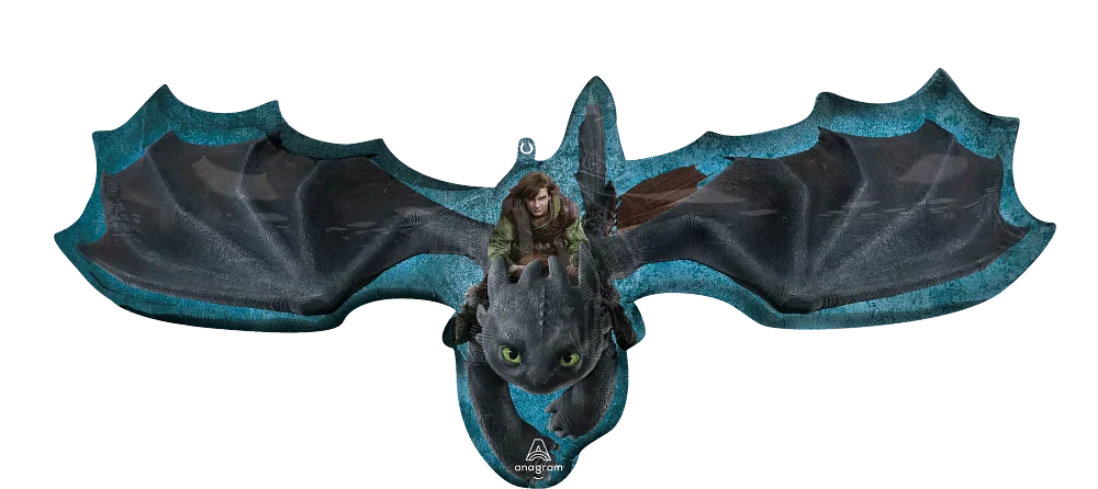44" Jumbo Supershape How to Train Your Dragon Foil Balloon