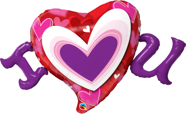 46" I Heart You Foil Balloon