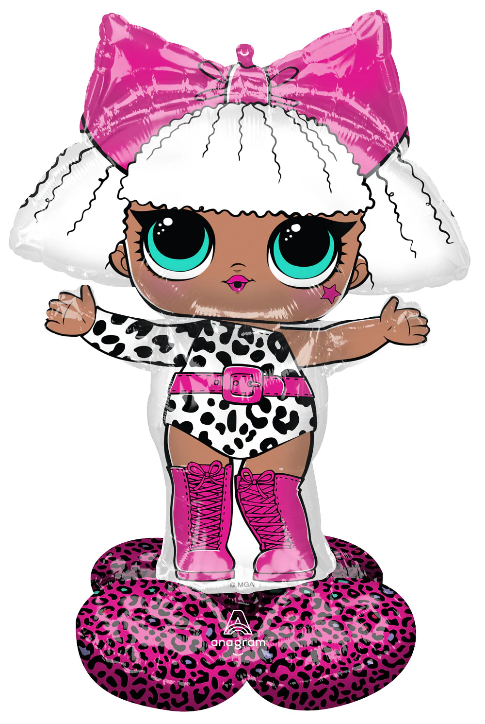 47" Airloonz Consumer Inflatable LOL Glam Diva Foil Balloon
