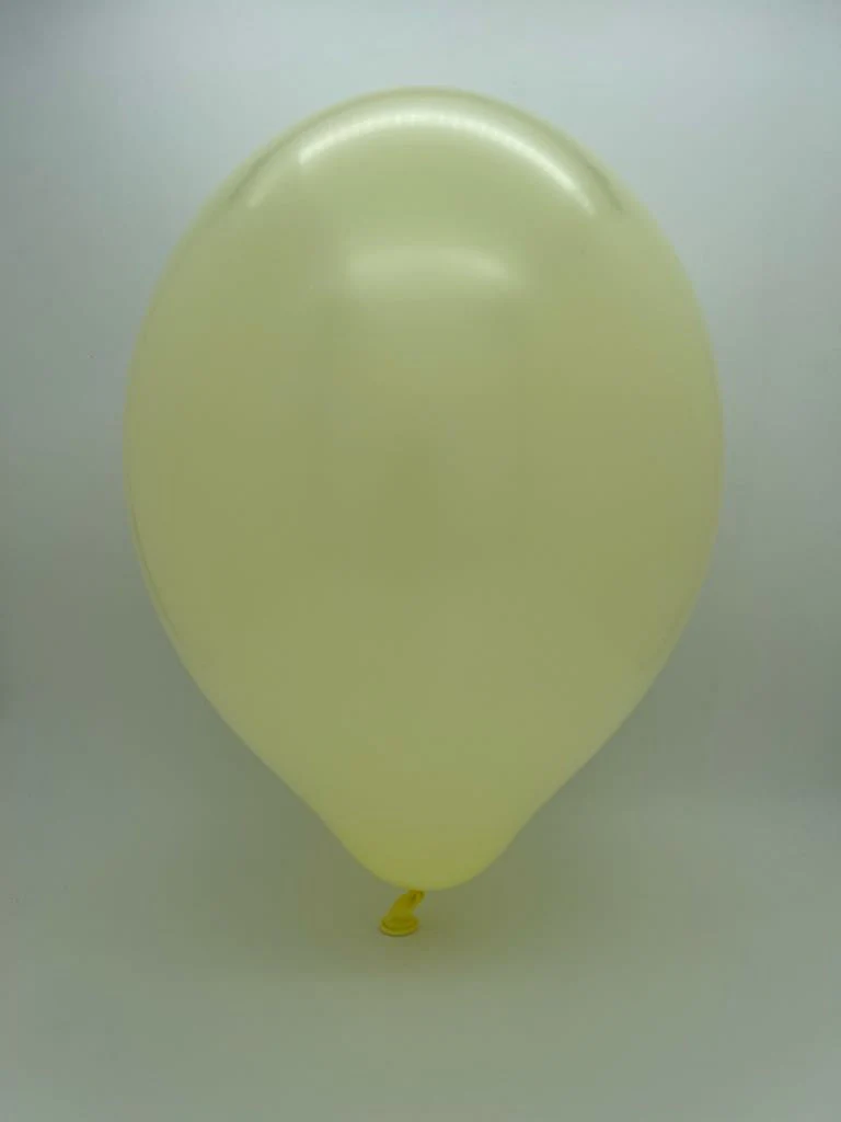 5" Cattex Premium Lemon Cream Latex Balloons (100 Per Bag) - Image 2