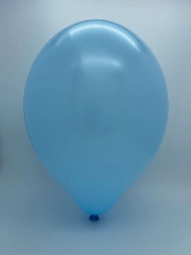 5" Cattex Premium Maya Blue Latex Balloons (100 Per Bag) - Image 2