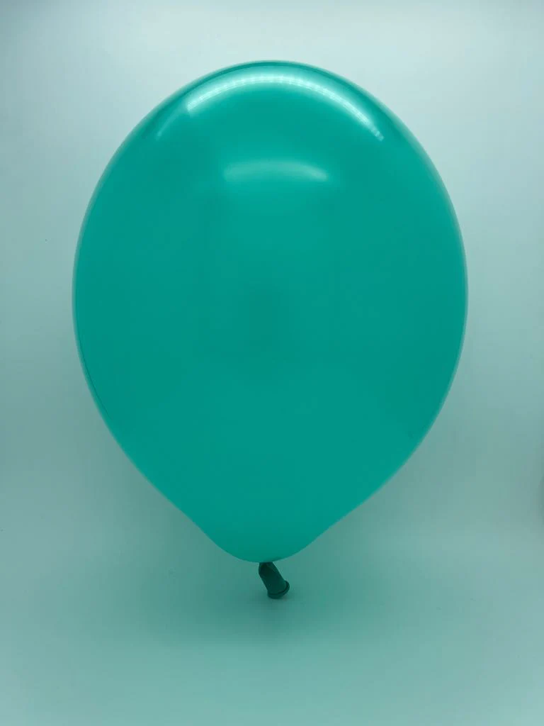 5" Cattex Premium Pine Green Latex Balloons (100 Per Bag) - Image 2
