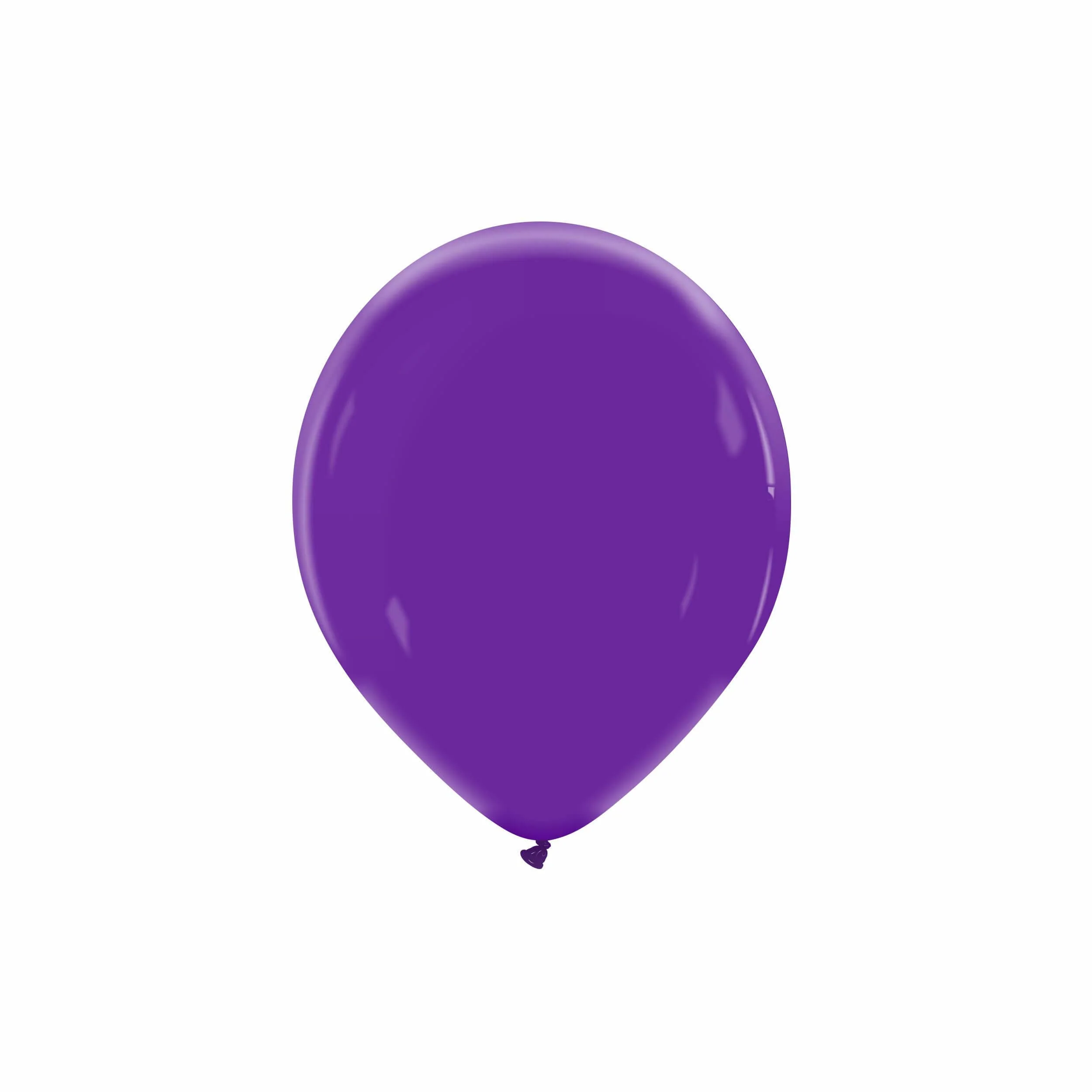 5" Cattex Premium Royal Purple Latex Balloons (100 Per Bag)