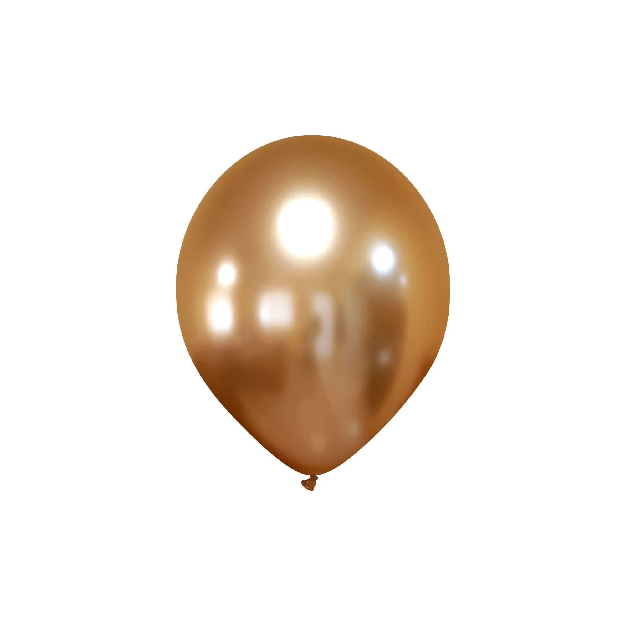 5" Cattex Titanium (Chrome/Mirror) Copper Latex Balloons (100 Per Bag)
