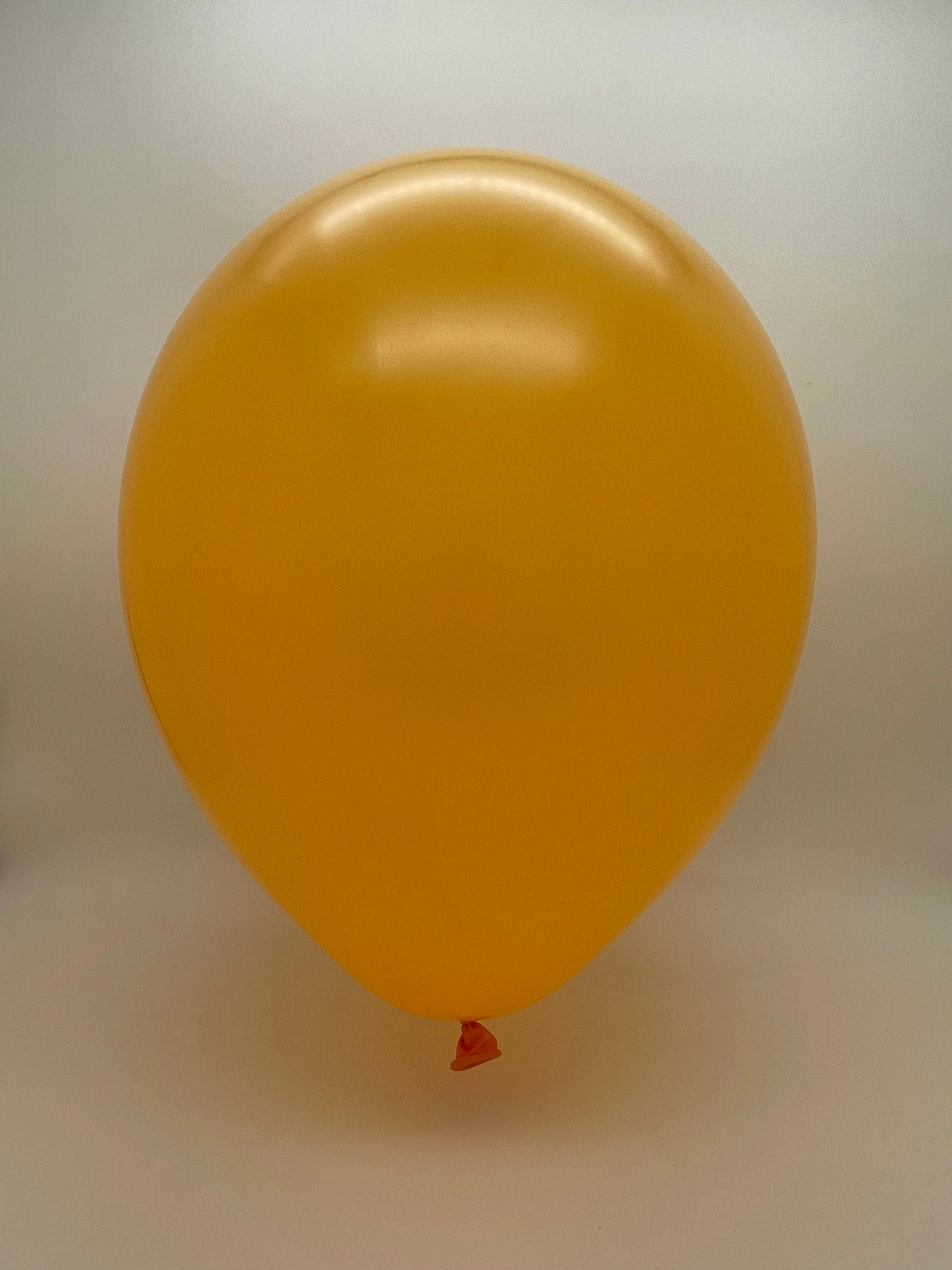 5" Deco Golden Yellow Orange Decomex Latex Balloons (100 Per Bag) - Image 2