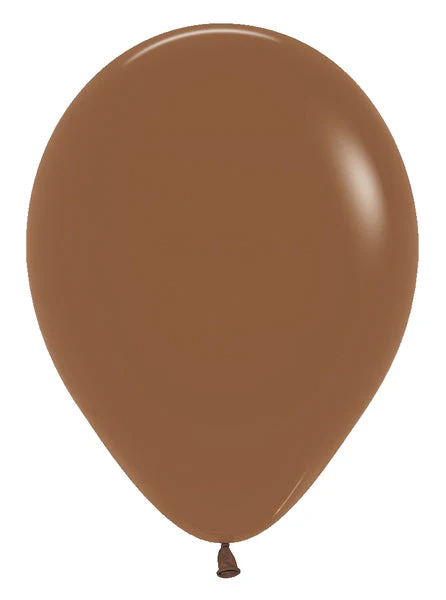 5" Deluxe Coffee Latex Balloons (100 Per Bag) Sempertex/Betallatex