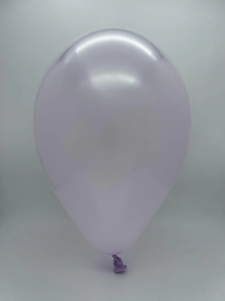 5" Gemar Latex Balloons (Bag of 100) Metallic Lilac - Image 2