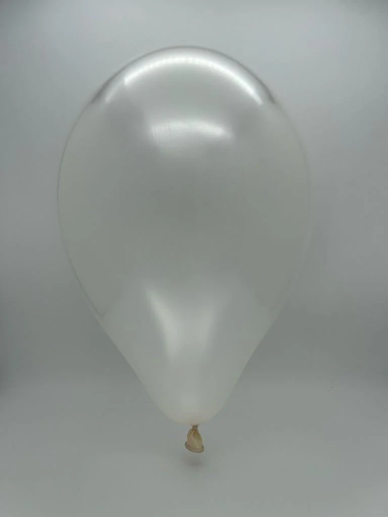 5" Gemar Latex Balloons (Bag of 100) Metallic Pearl - Image 2