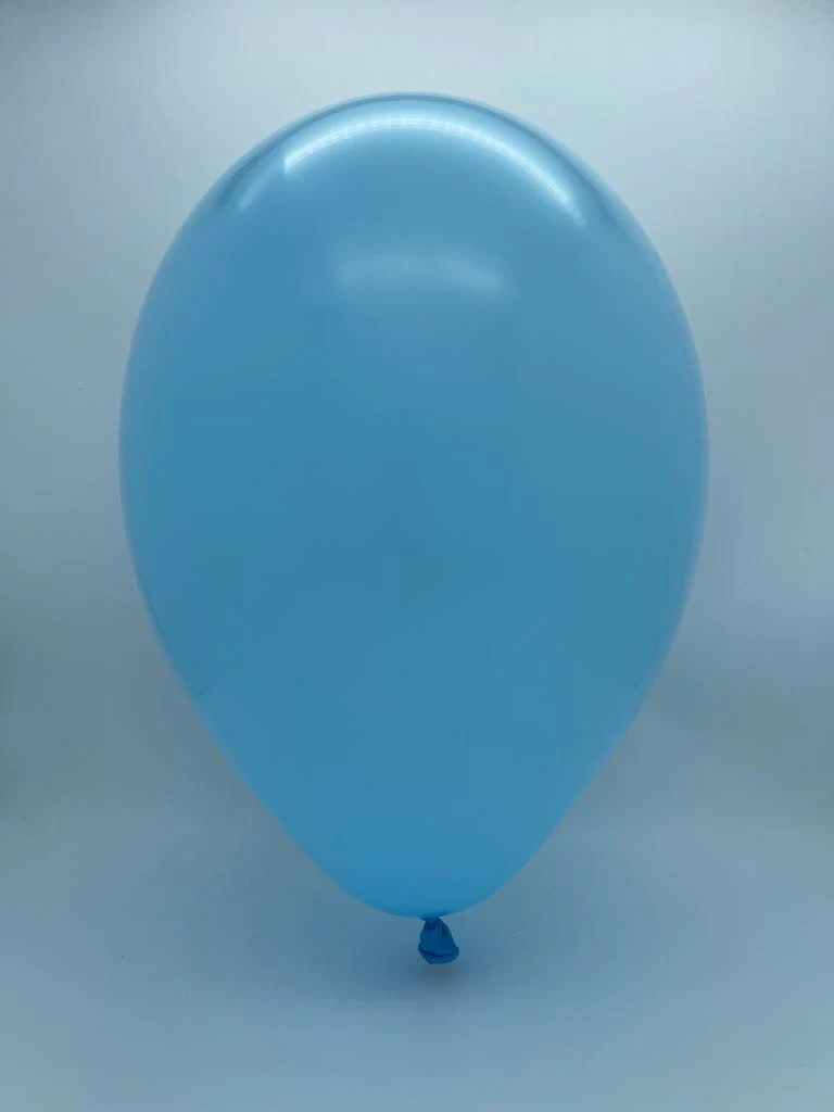 5" Gemar Latex Balloons (Bag of 100) Standard Baby Blue - Image 2