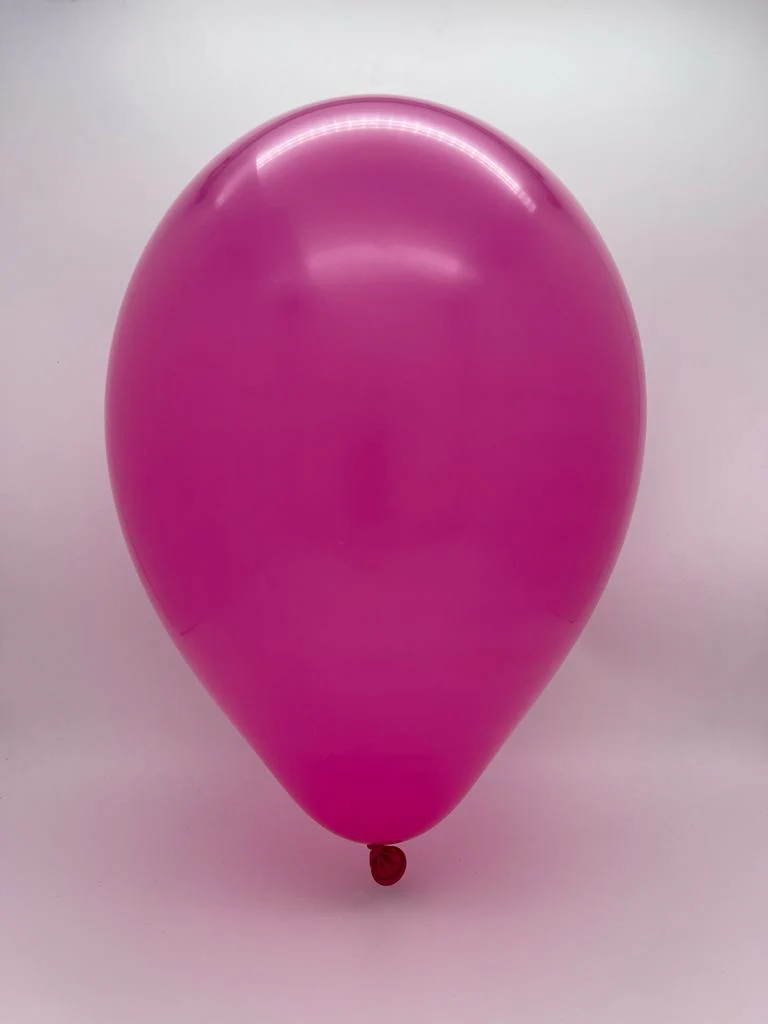 5" Gemar Latex Balloons (Bag of 100) Standard Fuchsia - Image 2