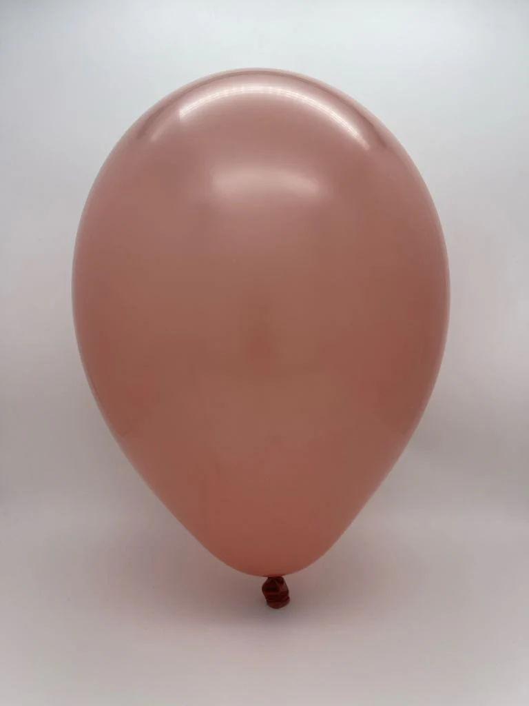 5" Gemar Latex Balloons (Bag of 100) Standard Misty Rose - Image 2