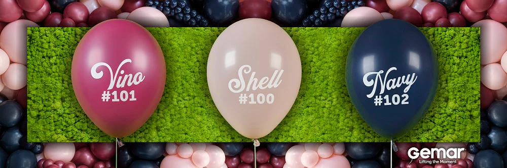 5" Gemar Latex Balloons (Bag of 100) Standard Navy - Image 4
