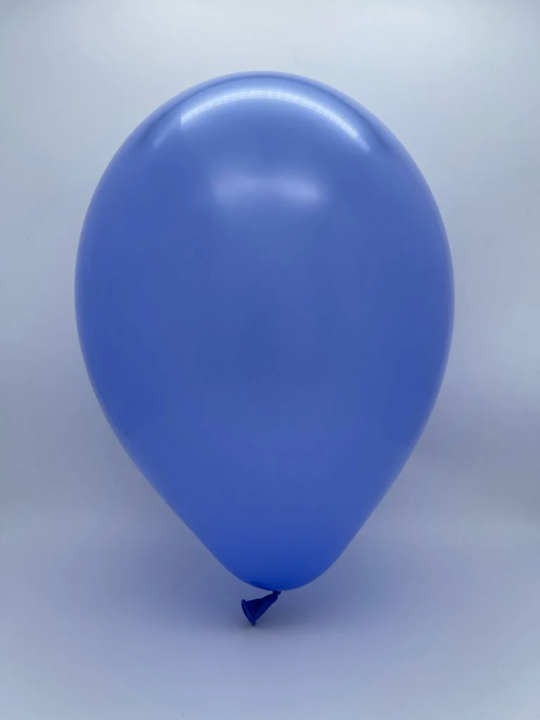 5" Gemar Latex Balloons (Bag of 100) Standard Periwinkle - Image 2
