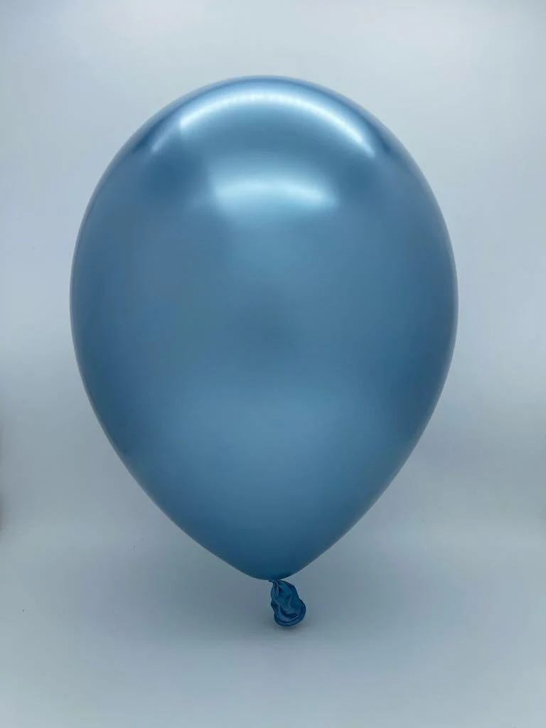 5" Gemar Latex Balloons (Bag of 50) Shiny Blue - Image 2