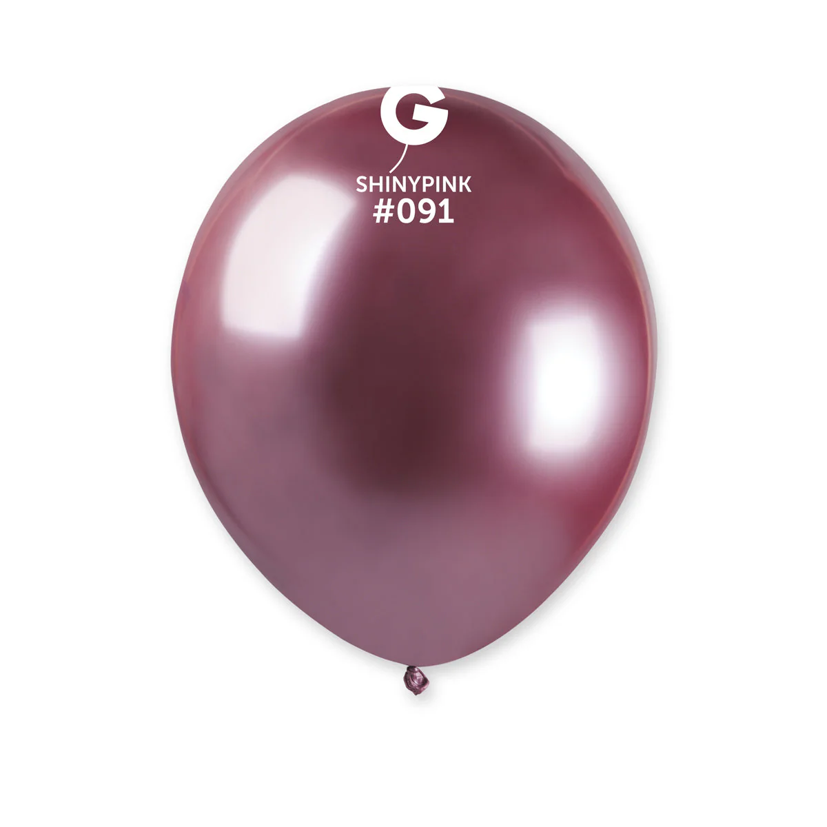 5" Gemar Latex Balloons (Bag of 50) Shiny Pink
