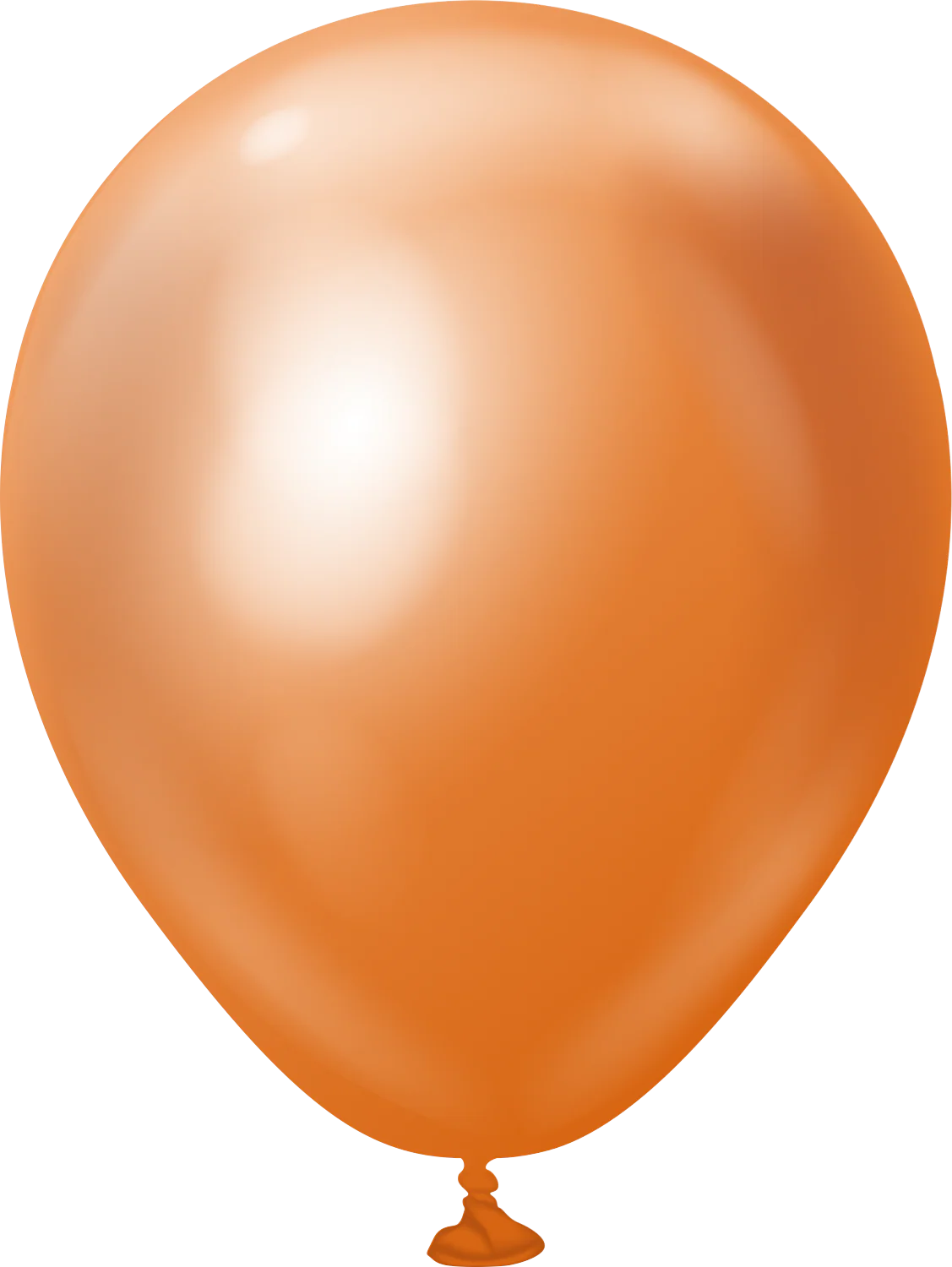 5" Kalisan Latex Balloons Mirror Copper (50 Per Bag)