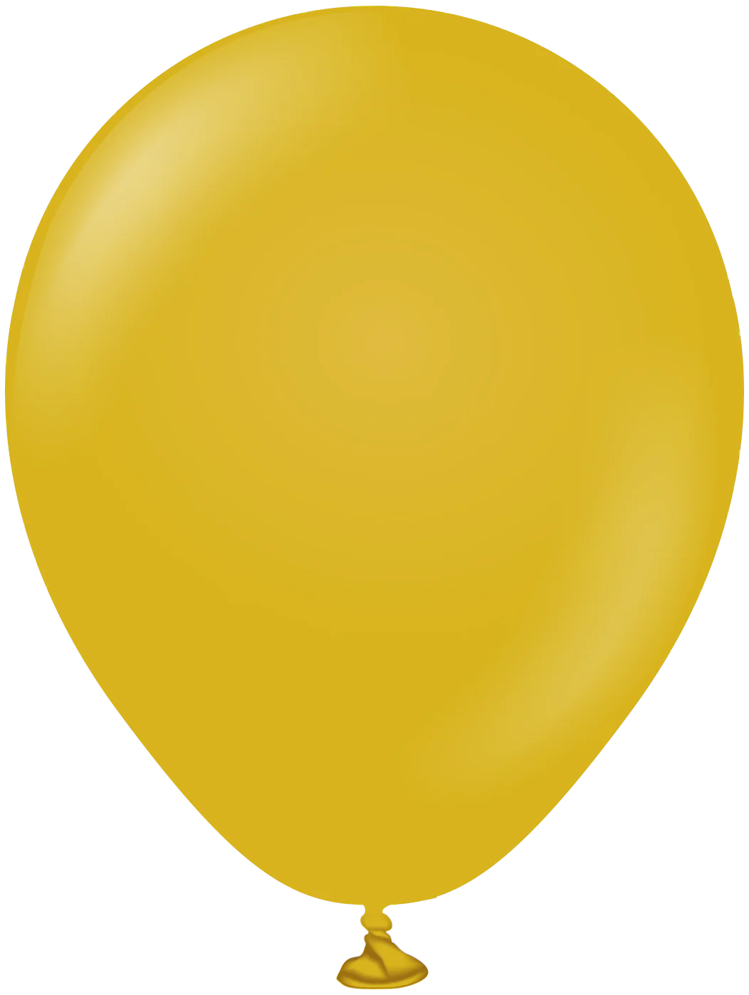 5" Kalisan Latex Balloons Retro Mustard (50 Per Bag)