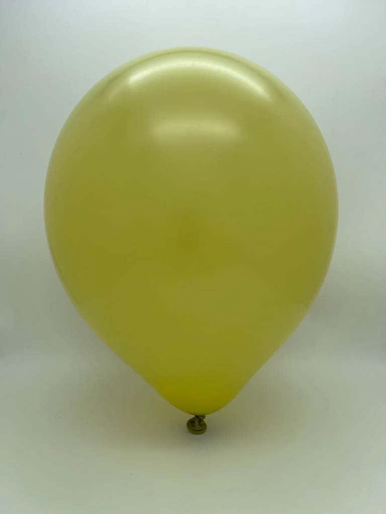 5" Kalisan Latex Balloons Retro Olive (50 Per Bag) - Image 2