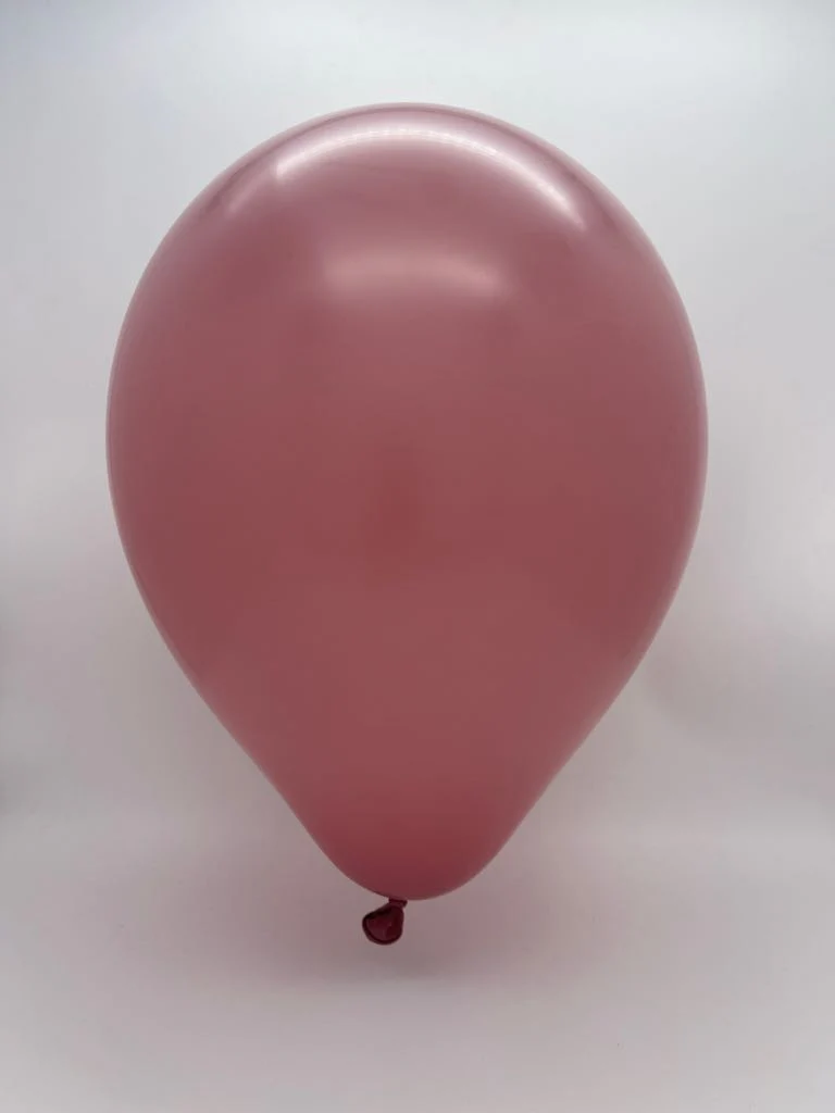5" Kalisan Latex Balloons Retro Rosewood (50 Per Bag) - Image 2
