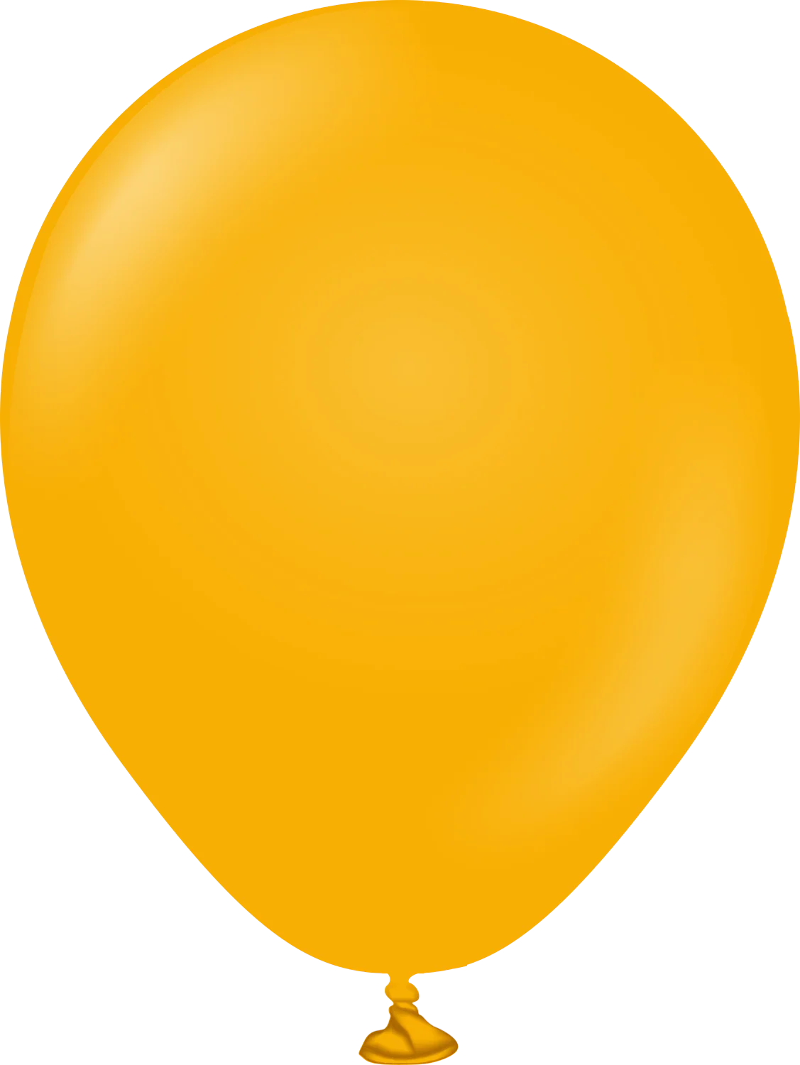 5" Kalisan Latex Balloons Standard Amber (50 Per Bag)