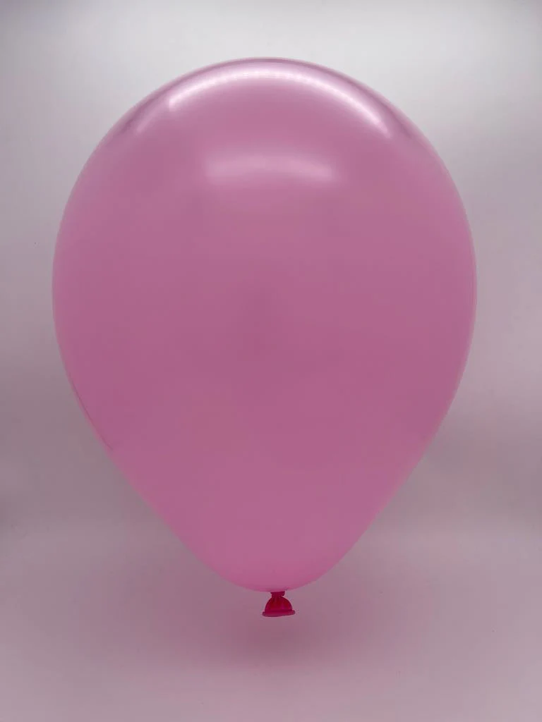 5" Kalisan Latex Balloons Standard Candy Pink (50 Per Bag) - Image 2