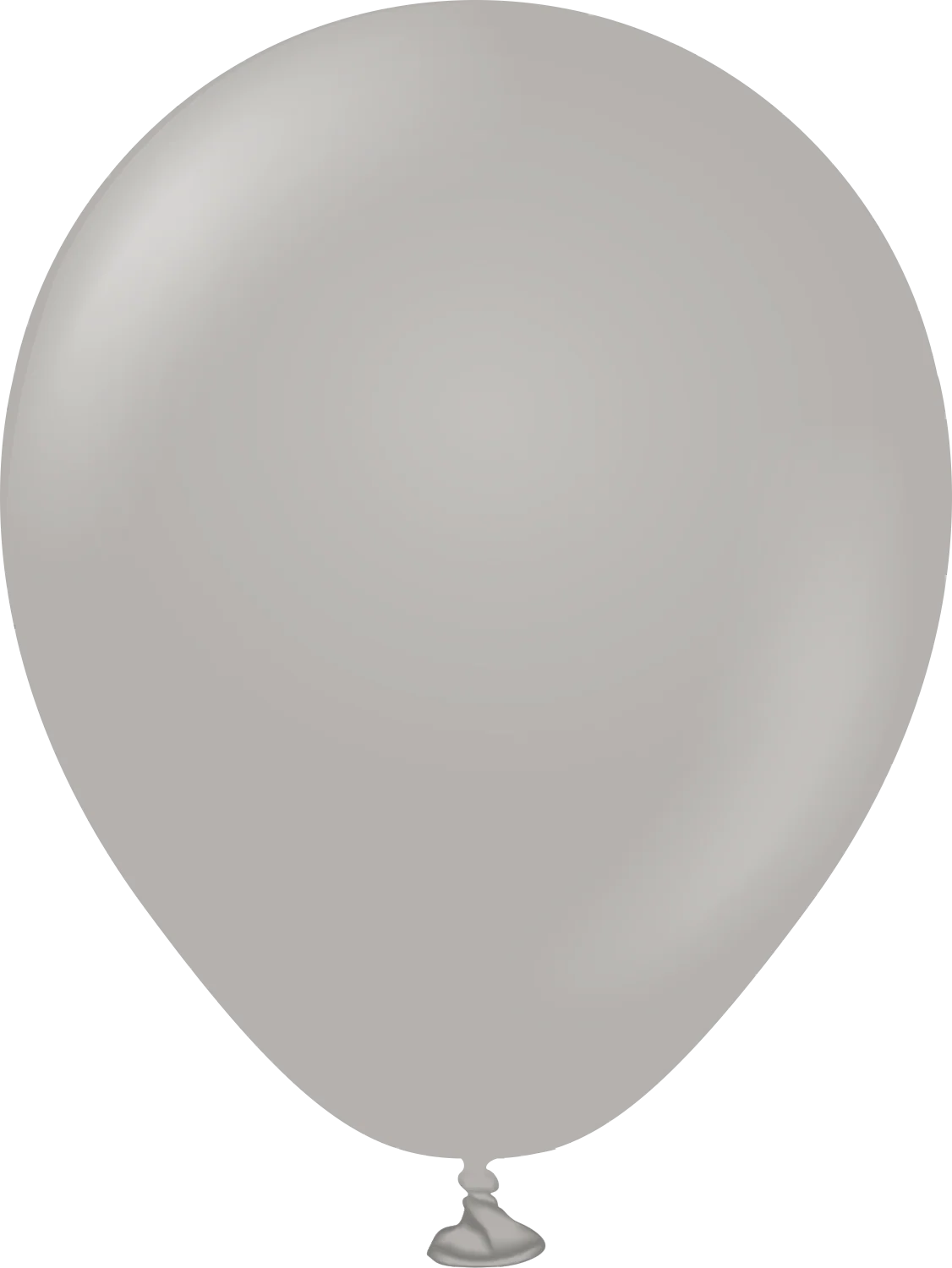 5" Kalisan Latex Balloons Standard Grey (50 Per Bag)