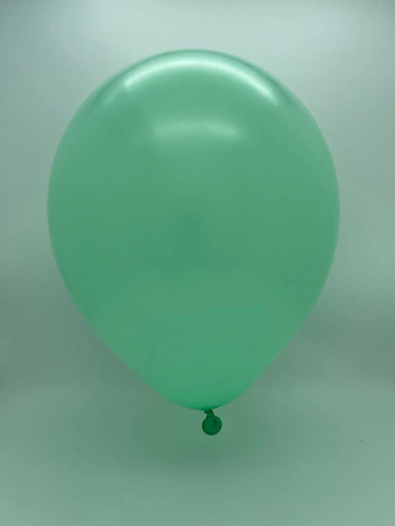 5" Kalisan Latex Balloons Standard Mint Green (50 Per Bag) - Image 2