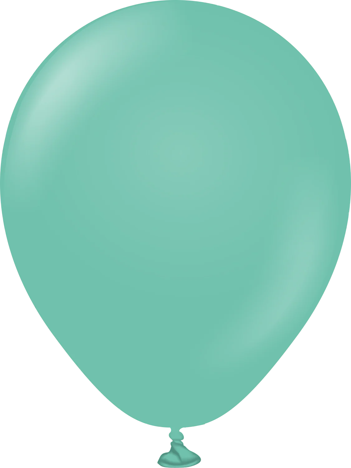 5" Kalisan Latex Balloons Standard Sea Green (50 Per Bag)