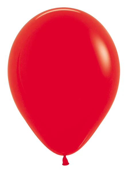 5" Latex Balloons (100 Per Bag) Fashion Red Sempertex/Betallatex