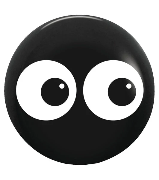 5" Latex Balloons - Top Print (100 Per Bag) (Deluxe Black) Double Eye Betallatex Sempertex/Betallatex