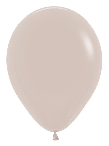 5" Latex Deluxe White Sand Latex Balloons (100 Per Bag) Sempertex/Betallatex