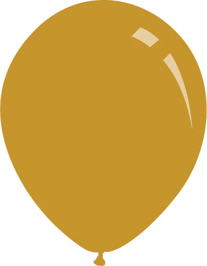 5" Metallic Gold Decomex Latex Balloons (100 Per Bag)