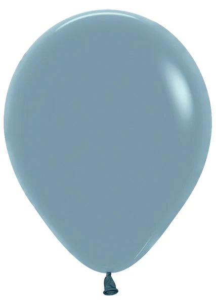 5" Sempertex/Betallatex Latex Balloons (100 Per Bag) Pastel Dusk Blue