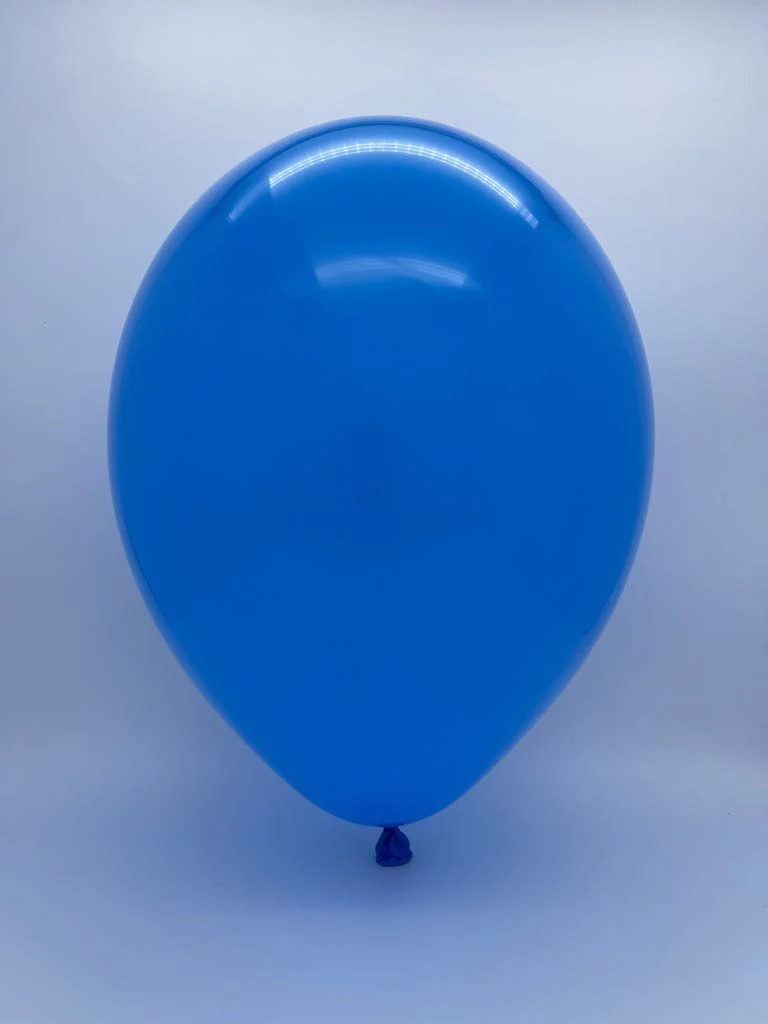 5 Inch Tuftex Standard Latex Balloons (50 Per Bag) Blue - Image 2