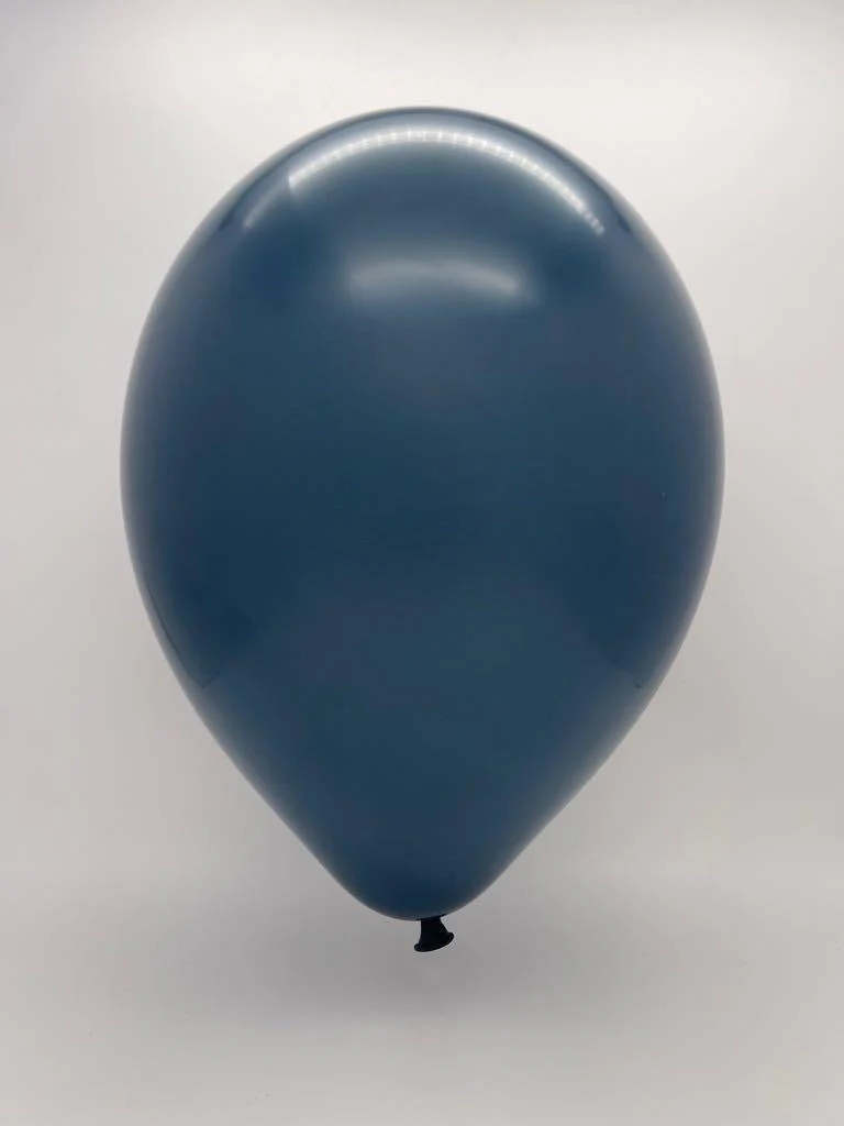 5 Inch Tuftex Latex Balloons Designer Balloons (50 Per Bag) Naval - Image 2