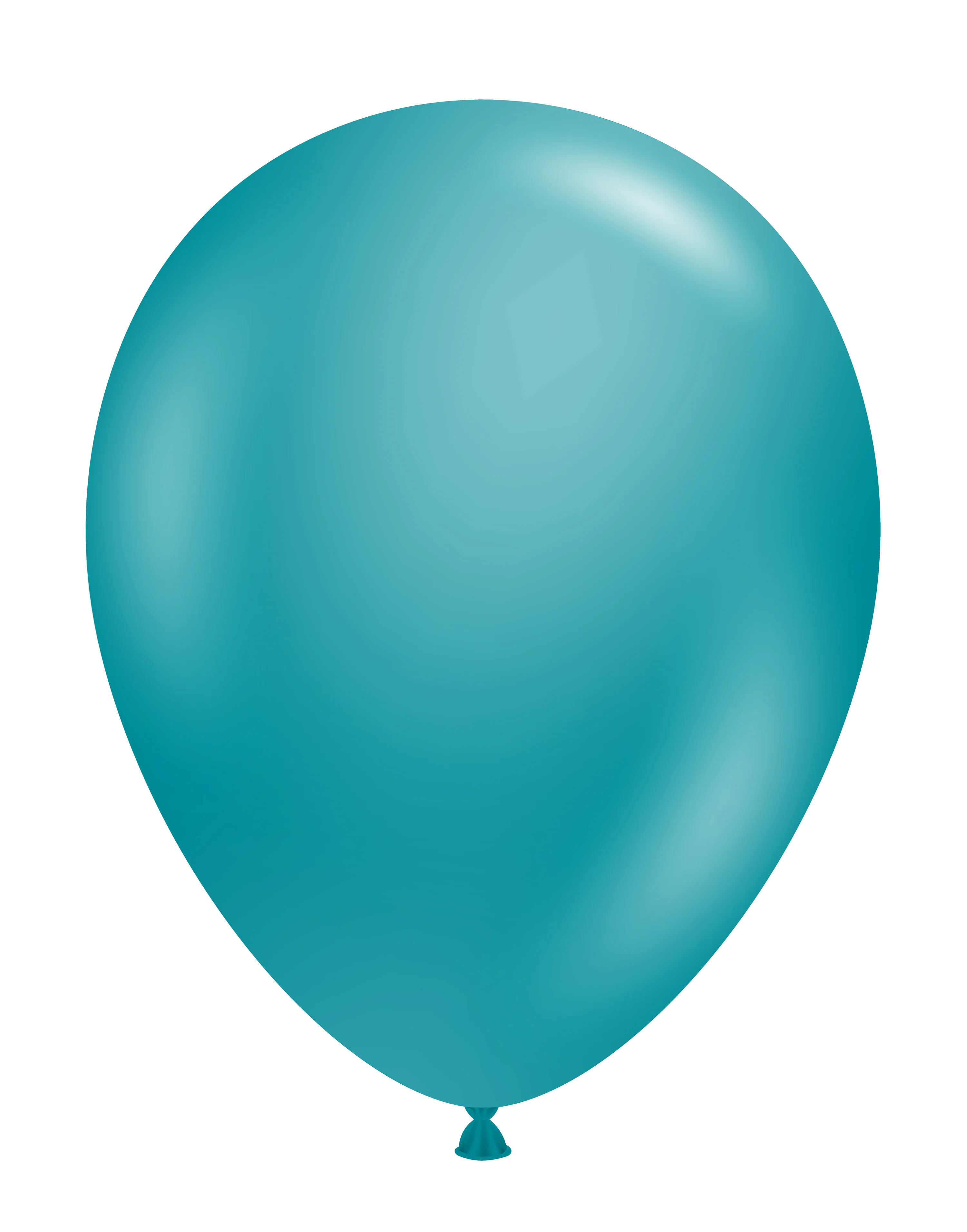 5" Tuftex Latex Balloons (50 Per Bag) Pearl Metallic Teal