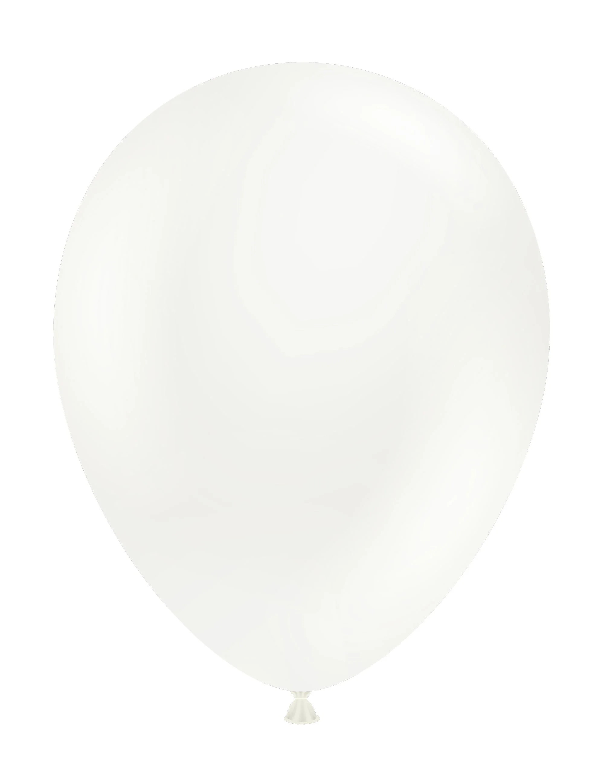 5" White Tuftex Standard Latex Balloons (50 Per Bag)
