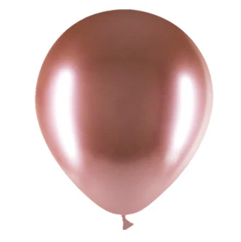 5'' Balloonia Latex Balloons Professional Line Brilliant Rose Gold (100 Per Bag)