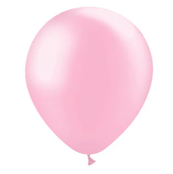5'' Balloonia Latex Balloons Professional Line Metallic Baby Pink (100 Per Bag) - Image 4