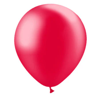 5'' Balloonia Latex Balloons Professional Line Metallic Red (100 Per Bag) - Image 4