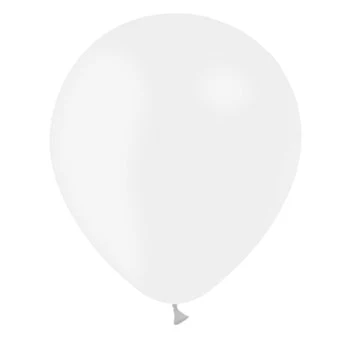 5'' Balloonia Latex Balloons Professional Line Metallic White (100 Per Bag) - Image 4