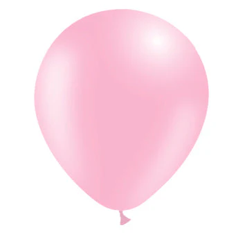 5'' Balloonia Latex Balloons Professional Line Standard Baby Pink (100 Per Bag) - Image 4