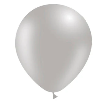 5'' Balloonia Latex Balloons Professional Line Standard Grey (100 Per Bag) - Image 4