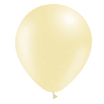 5'' Balloonia Latex Balloons Professional Line Standard Ivory (100 Per Bag)