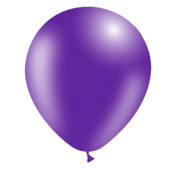 5'' Balloonia Latex Balloons Professional Line Standard Purple (100 Per Bag)