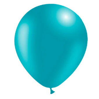 5'' Balloonia Latex Balloons Professional Line Standard Turquoise (100 Per Bag)