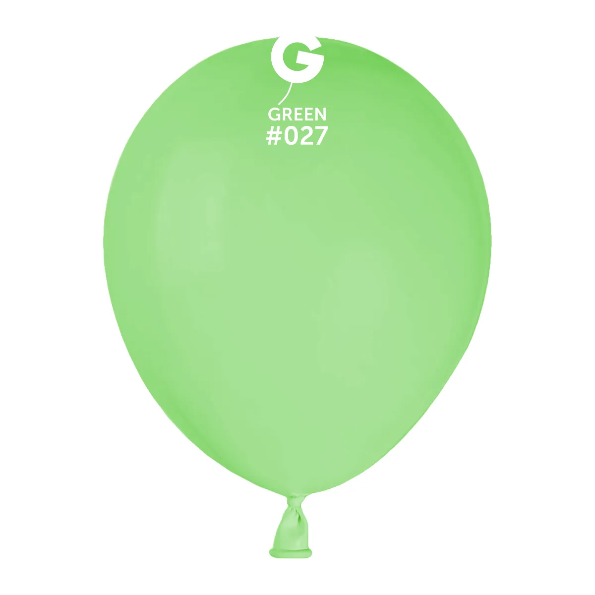 5" Gemar (100 Count) Neon Green Latex Balloons